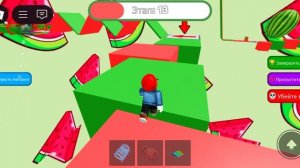 играю в Роблокс орбузный обби