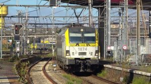 проезжающие поезда Бельгии ч.18