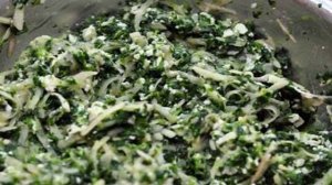 Манты со шпинатом