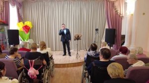ВЛАДИМИР КУРСКИЙ - ДЕВА МАРИЯ. БЛАГОТВОРИТЕЛЬНЫЙ КОНЦЕРТ В ПАНСИОНАТЕ "НОГИНСКИЙ".