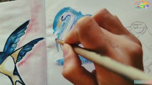 как нарисовать лебедя