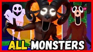 ПОДБОРКА ВСЕХ МОНСТРОВ ИЗ 99 НОЧЕЙ В ЛЕСУ! ОБНОВЛЕНИЕ В ИГРЕ! ROBLOX