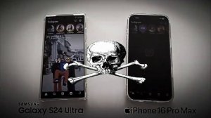 Samsung Galaxy 24 ultra vs iPhone 16 pro max.