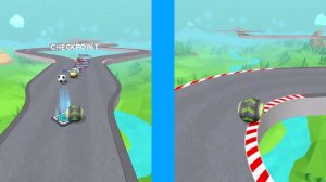 Going balls All Levels Gameplay IOS Android Going Balls level 978 Race 2