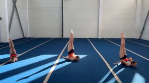 ТР 2 спортивный, Тихомирова П. - Пугач К. - Пугач П., КРОО ФСА, Балансовое упражнение