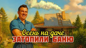 Теперь не замерзнем осенью на даче.Вдохнули жизнь в нашу баню.