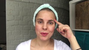 Тейпируем межбровье и лоб!