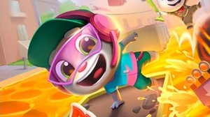 Говорящий Том бег за золотом.Бегите, прыгайте и мчитесь с Говорящим Томом в увлекательной погоне за