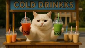 котёнок, боящийся грома и молнии, находит тёплый и любящий приют у мамы-кошки