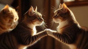 Бенгальский Котенок Играет с Абиссинцем!