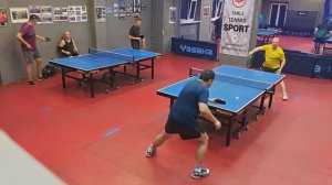 Финал!! I vs II место! Бадаев А. (694) - Чирков А. (771) настольный теннис 16.09 Малиновый турнир
