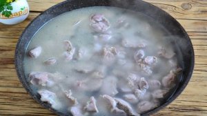 Куриные желудки с грибами