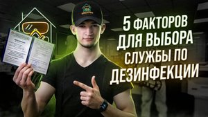 Как выбрать службу по Дезинсекции - 5 Факторов