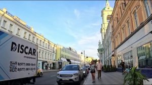 Москва 2025 🌆 яркая прогулка по улицам 🚶♂️ красота города, стильные девушки и автомобили