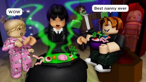 УЭНСДЕЙ СТАЛА ЗЛОЙ НЯНЕЙ! (ЧАСТЬ 3) | BABYSITTER 3: WICKED WEDNESDAY Roblox Brookhaven 🏡 RP
