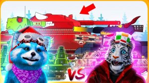 Бой за ёлку ГЕРАНД - РЕАКЦИЯ на Мультики про танки, Gerand