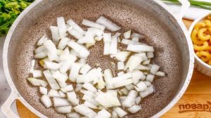 Куриные желудочки с макаронами