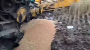 Комбаин на мину