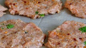 Куриные котлеты на гриле для бургеров