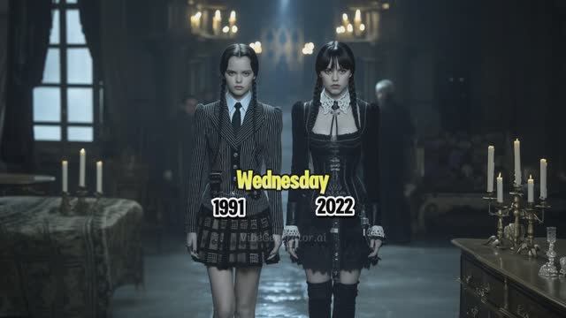 «Среда» (2022) против «Семейки Аддамс» (1991) смотреть онлайн