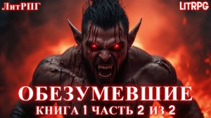ОБЕЗУМЕВШИЕ | КНИГА 1 ЧАСТЬ 2 из 2 | ФЭНТЕЗИ | ПОПАДАНЦЫ | ФАНТАСТИКА | ЛитРПГ | LitRPG