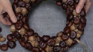 I gathered chestnuts and acorns in the park and made something awesome. Watch until the end!