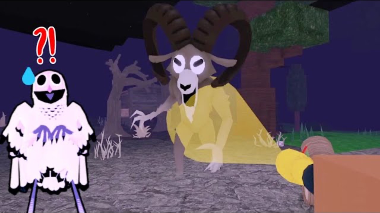 99 ночей в лесу ИГРАЮ ЗА СОВУ и выживаю от ДЕМОНИЧЕСКОГО БАРАНА в вулканическом биоме - Roblox