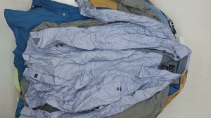 39150 Рубашки мужские длинный рукав, 12пак, CB9 1/2, секонд (extra) оптом