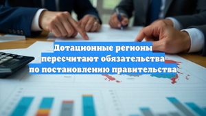 Дотационные регионы пересчитают обязательства по постановлению правительства