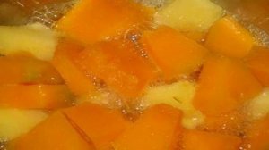 Кукурузная каша с тыквой