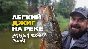 Рыбалка на Спиннинг Первый Подарок Осени на Легкий Джиг Уловистые Приманки