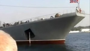 Парадный строй кораблей