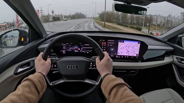 Audi Q6 E-Ttron 225W POV Test Drive