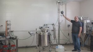 Ректификационная колонна с царгой пастеризации