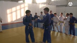 Спортивни Г1алг1айче. Тренировка по дзюдо