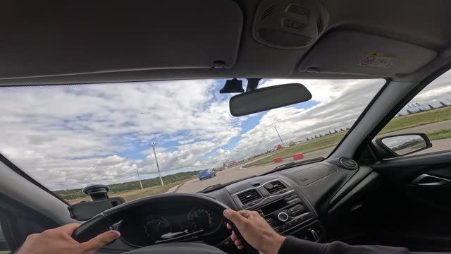 Преследование Renault Logan AIRFrance по АСК Вираж 20.09.2025