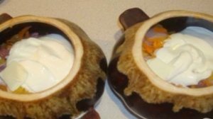 Куриные желудки в горшочках