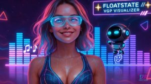 FLOATSTATE Retro-Futuristic Synthwave