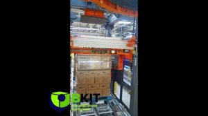 Скоростной автоматический паллетообмотчик X1300 с вращающимися 2мя каретками.