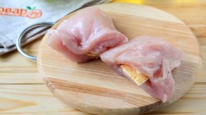 Кармашки из куриного филе с сыром