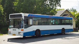 Автобус Mercedes-Benz O405N (АС 318 22). Покатушки по пригороду Барнаула.