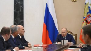 Владимир Путин провёл совещание с постоянными членами Совета Безопасности, Кремль, 22 сентября 2025