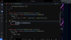 244. Sort Events by Date (Prisma Sorting)