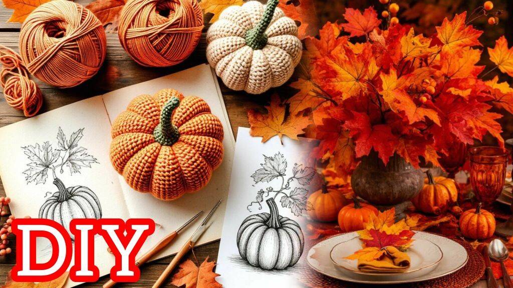 🍁ОСЕННИЕ ПОДЕЛКИ Своими руками. Осенние композиции из Природных материалов. 3 DIY ИДЕИ🍂