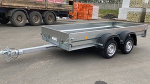 ОБЗОР на двухосный прицеп 3,5 на 1,5 на 4-х листовых рессорах Алко Трейлер-Чеб