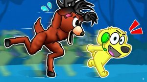 УБЕГАЕМ ОТ ОЛЕНЯ-МОНСТРА С +1 СКОРОСТЬЮ КАЖДУЮ СЕКУНДУ! ROBLOX 🦌💨