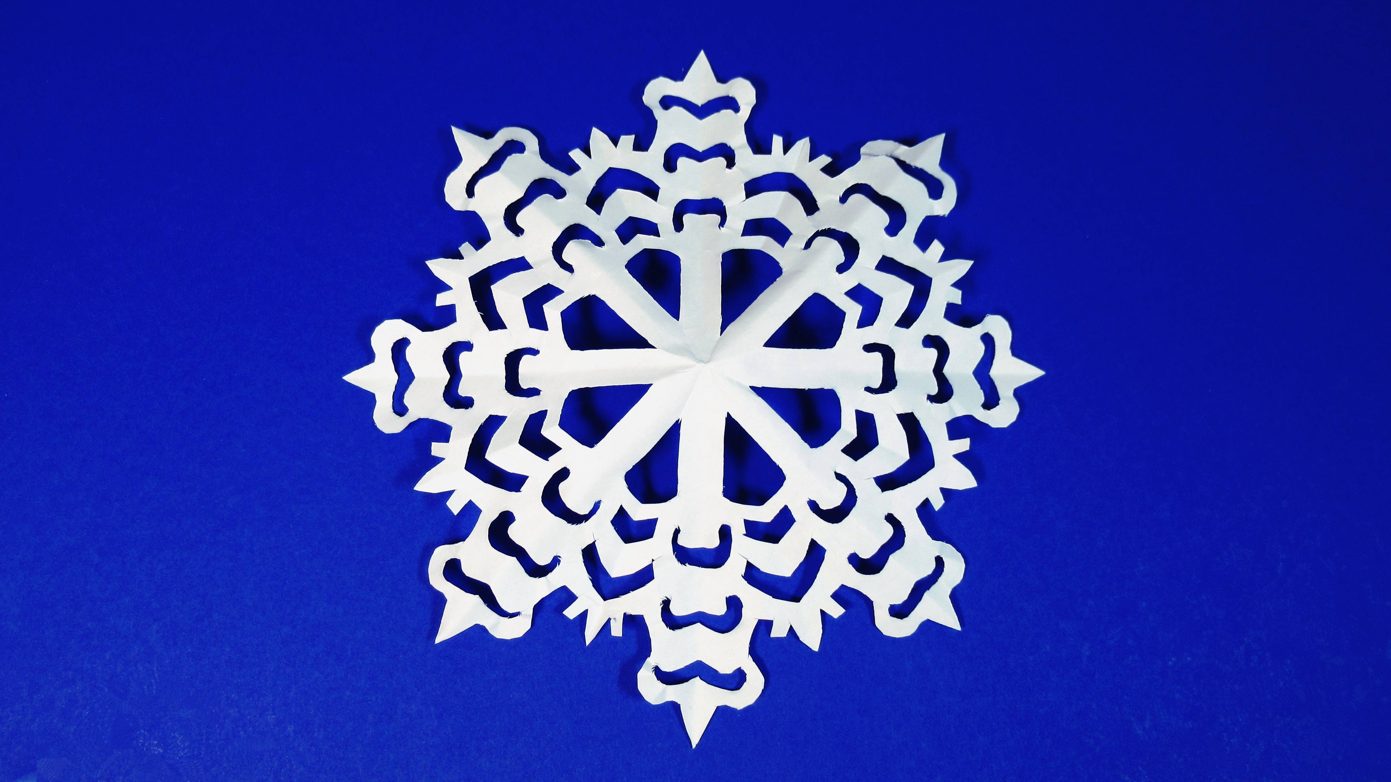 Красивые снежинки из бумаги - схемы. Как сделать снежинку своими руками смотреть онлайн