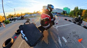 GymkhaNika 2025 . Bajaj Boxer против Bajaj Dominar. Мотоджимхана