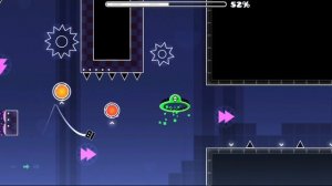 Прохождение уровня Back to home в Geometry dash.