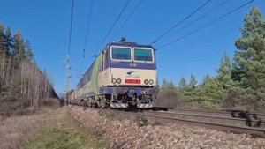 проезжающие поезда Словакии ч.2